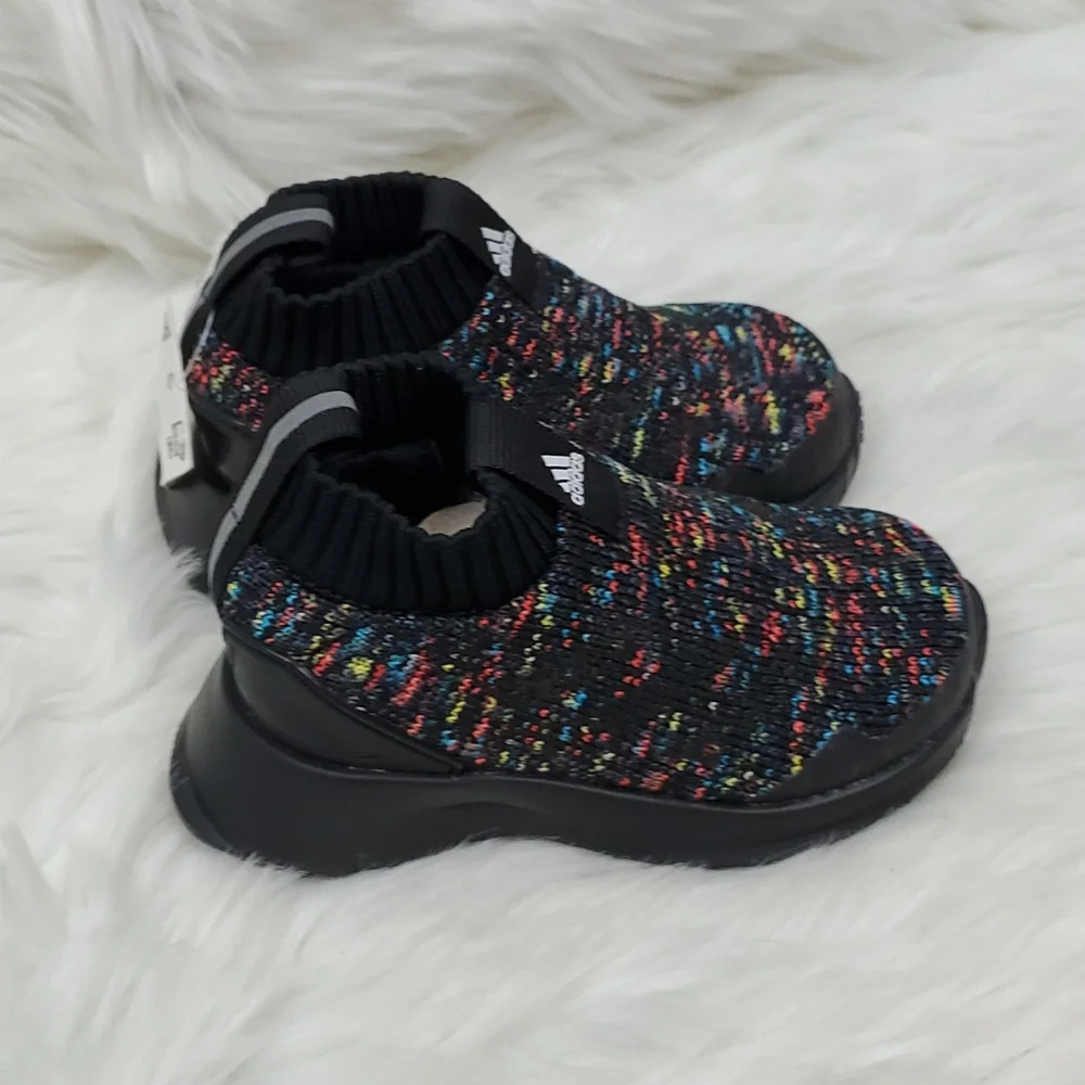 Adidas RapidaRun Laceless Knit Shoes Unisex Size 4K No Box BNIB